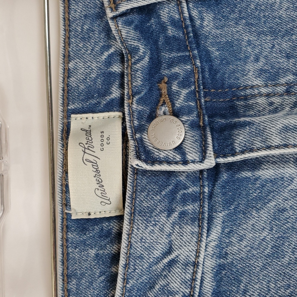 Universal Thread Woman's Medium Wash Denim Maxi Skirt ~ Blue - Picture 7 of 13